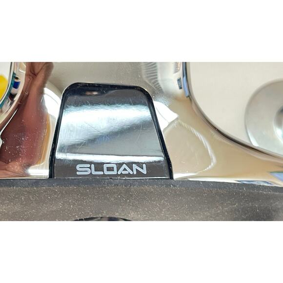 SLOAN EBF-650-BAT-TEE-CP-0.5GPM-MLM-IR-FCT Sensor Faucet Chrome, 3-Hole Low Arc - Picture 3 of 7